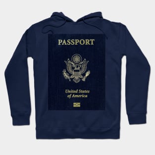 Travel Passport Entry Visa USA Hoodie